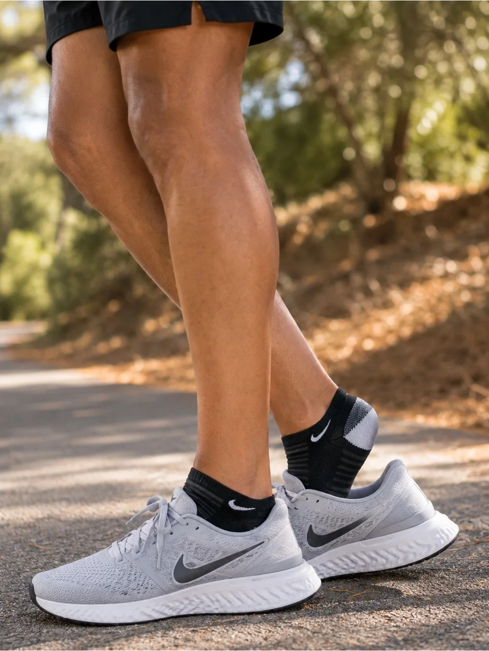 Nike Spark Running Socks 2 Pack Dri-FIT Cushioned No Show NWT Men 10-11.5